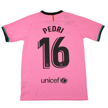 Camisa Retrô Barcelona Away  Third 20/21 "Pedri" Nº 16