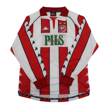 Camisa Estrela Vermelha Manga Longa Home 96/97 - Versão Retrô