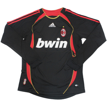 Camisa Milan Manga Longa Third Away 06/07 - Versão Retrô