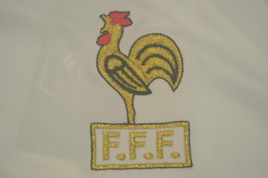 Camisa Retrô França Away Copa do Mundo Versão 1998 "Zidane" N°10