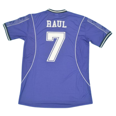 Camisa Retrô Real Madrid Away 97/98 "Raul" Nº 7