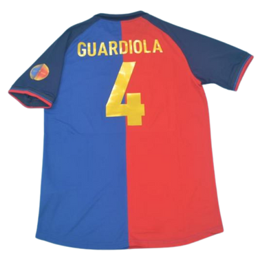 Camisa Retrô Barcelona Home Century Versão 99/00 "Guardiola" Nº 4
