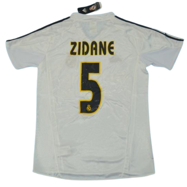 Camisa Retrô Real Madrid Home 04/05 "Zidane" Nº 5