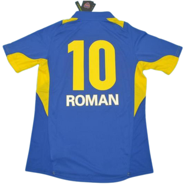 Camisa Retrô Boca Juniors Home 2005 "Camisa Retrô Roman" N°.10