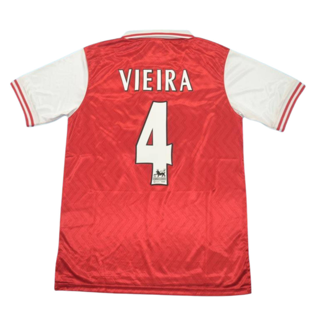 Camisa Retrô Arsenal Home 96/98 "Vieira" Nº 4
