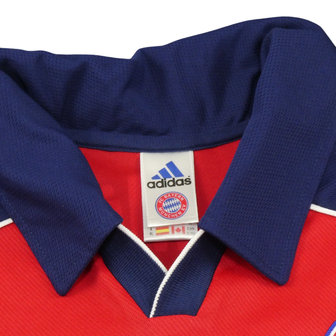 Camisa Bayern de Munique 99/00 Home Manga Longa - Versão Retrô "Jeremies" N°16