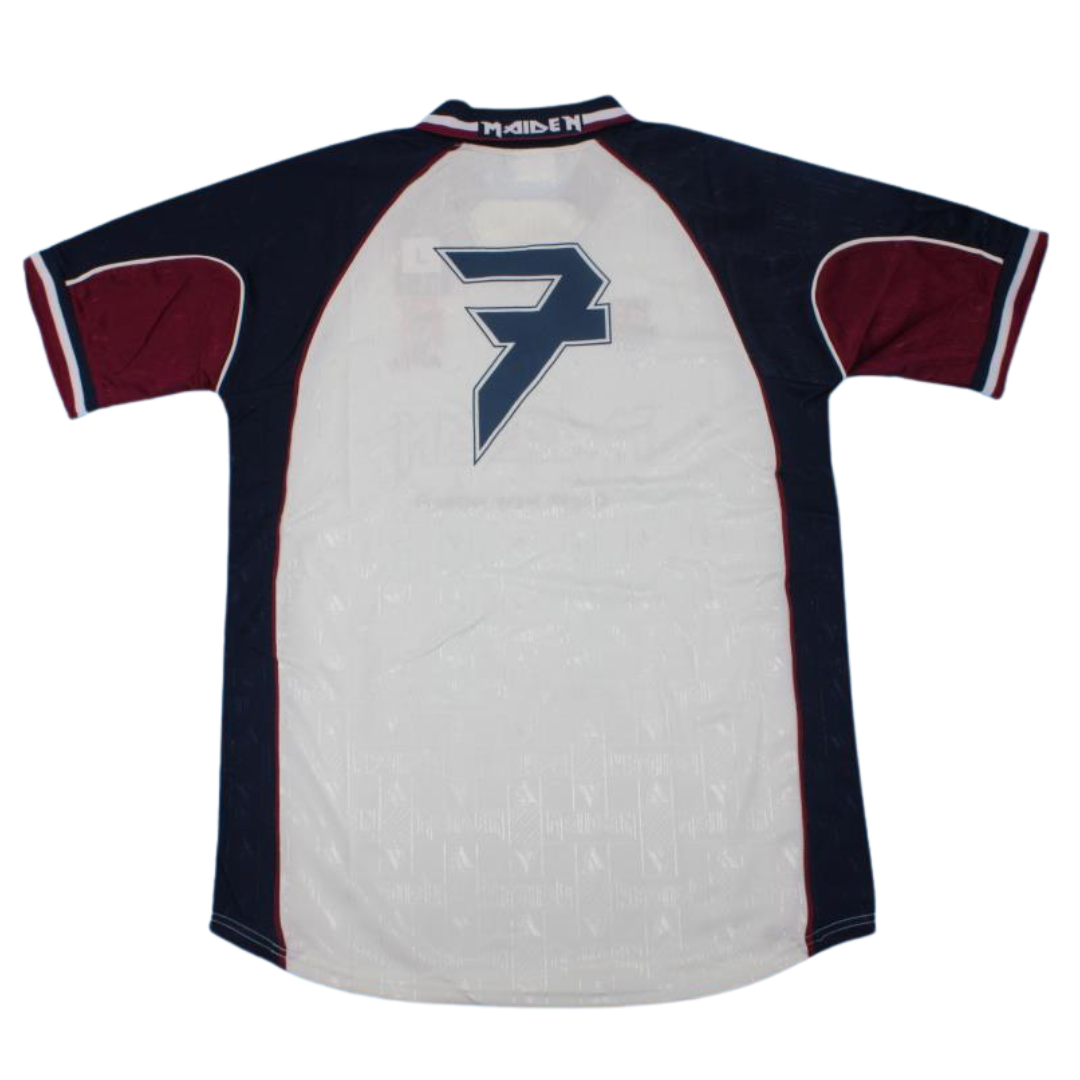 Camisa Retrô Iron Maiden Away  99 Nº 7