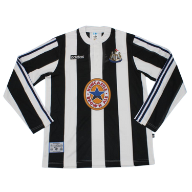 Camisa Newcastle United Manga Longa Home 95/96 - Versão Retrô