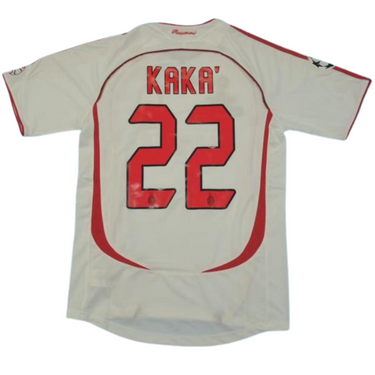 Camisa Retrô Milan Away UCL Finale Versão 2007 "Kaká" N°.22