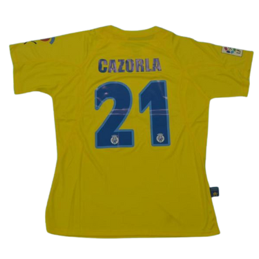 VillarCamisa Retrô Real Home Retrô 05/06 "Cazorla" Nº 21