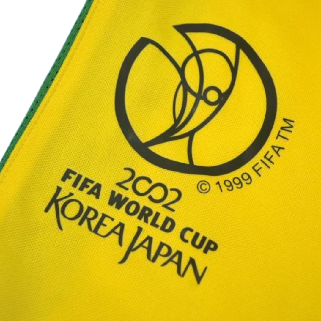 Camisa Retrô Brasil Home Copa do Mundo Versão 2002 "Ronaldinho" N°.11