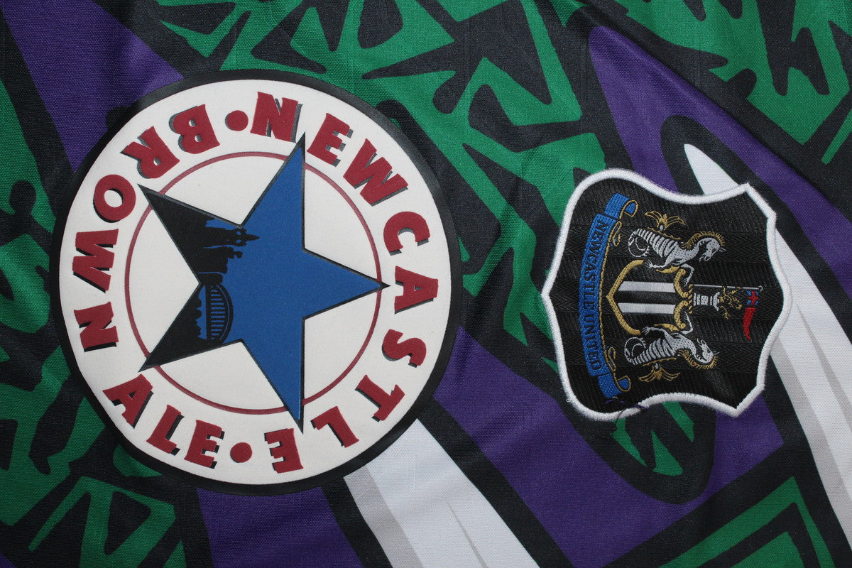 Camisa Retrô New Castle   Manga Longaa 95/96