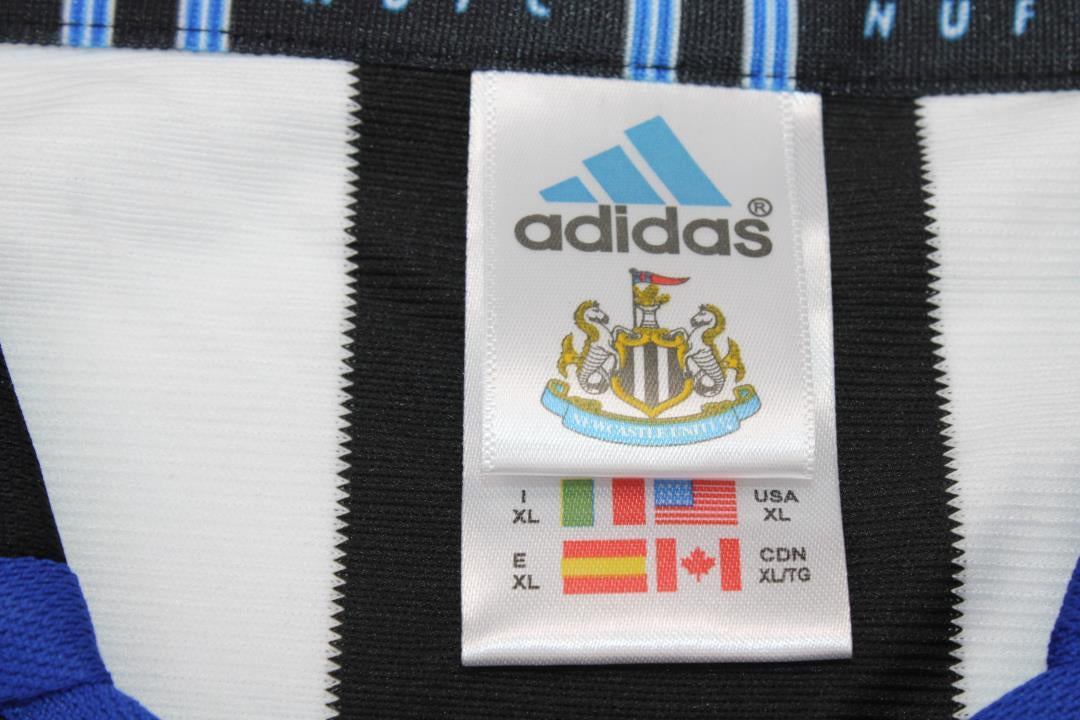 Camisa Retrô New Castle Home Manga Longaa 99/00 "Shearer" Nº 9
