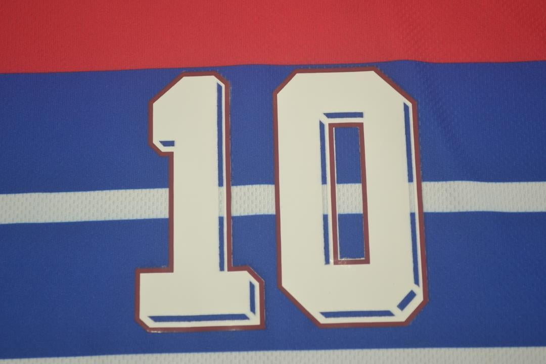 Camisa Retrô França Home Copa do Mundo Versão 1998 "Zidane" N°10