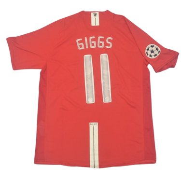 Camisa Retrô Manchester United UCL Final 07/08 "Giggs" Nº 11