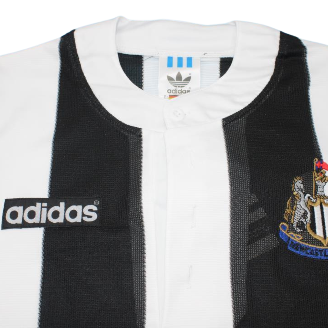 Camisa Retrô New Castle Home Manga Longaa 95/97