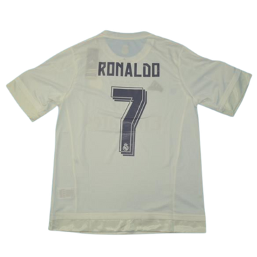 Camisa Retrô Real Madrid Home 15/16 "Ronaldo" Nº 7