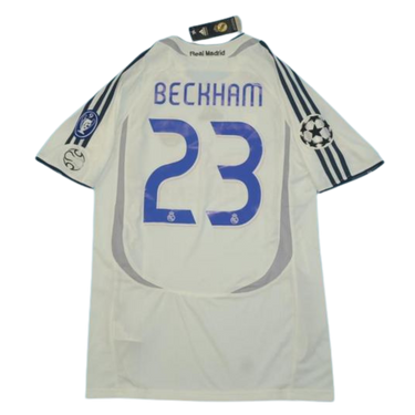 Camisa Retrô Real Madrid 06/07 "Beckham" Nº 23