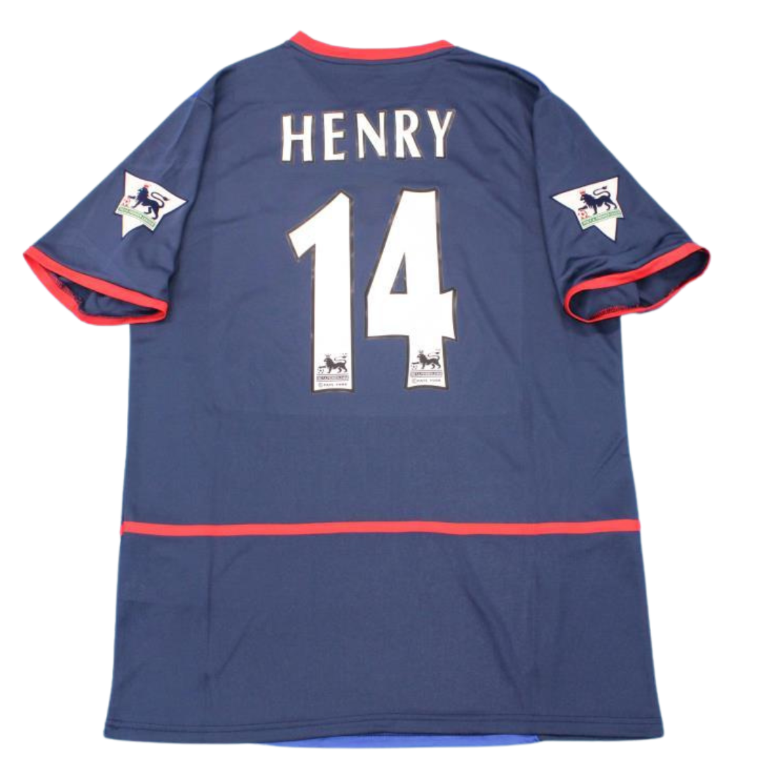 Camisa Retrô Arsenal Away 02/04 "HeN°y" Nº 14