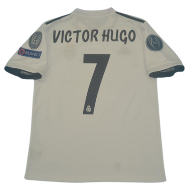 Camisa Retrô Real Madrid Home 18/19 "Victor Hugo" Nº 7