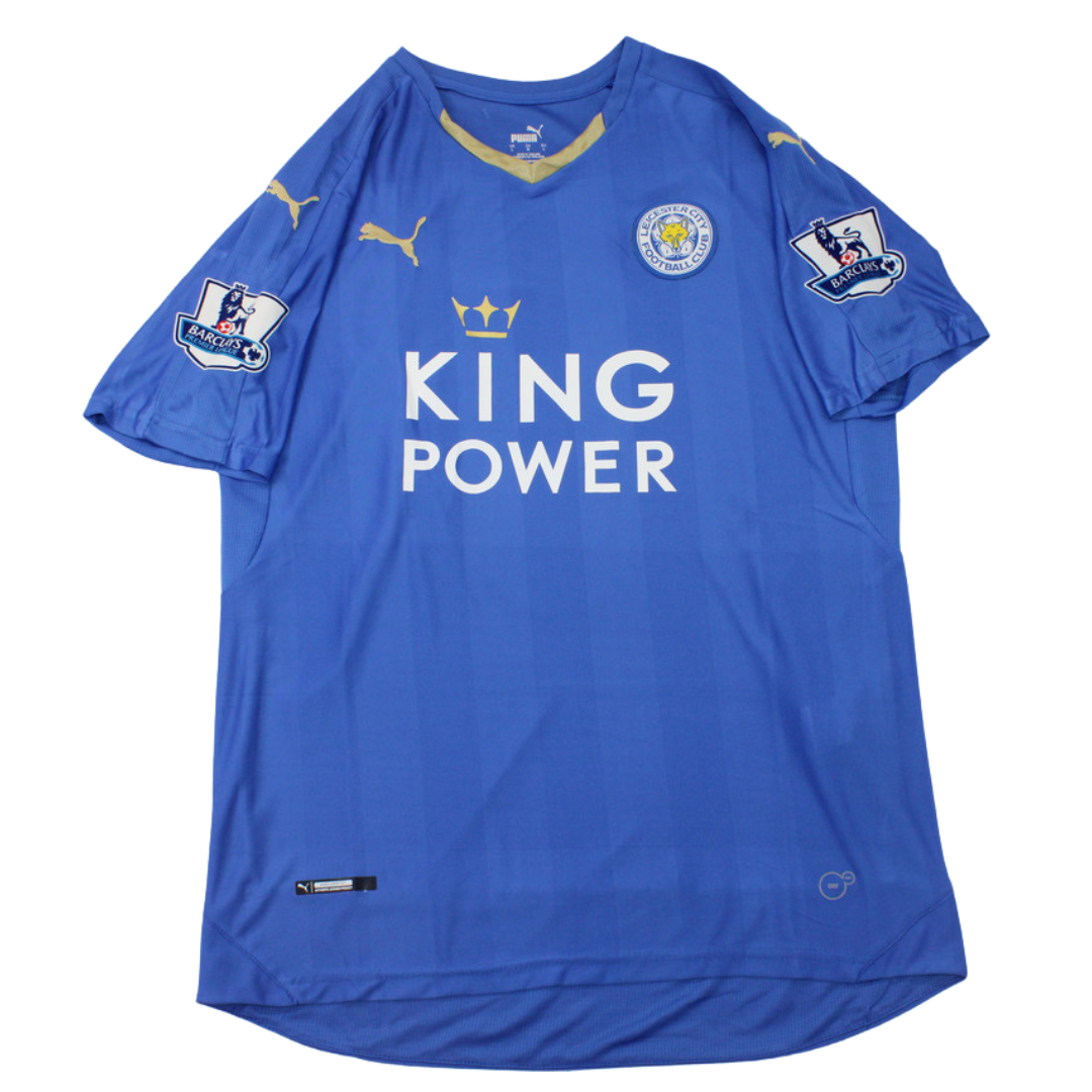 Camisa Retrô Leicester City Home 15/16 "Vardy" Nº 9
