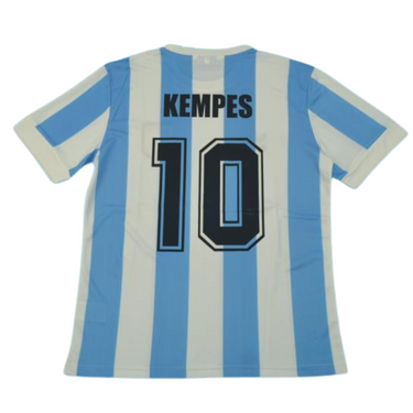 Camisa Retrô Argentina Home 1978 "Kempes" N°.10
