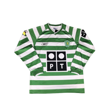 Camisa Retrô Sporting Lisboa Home 02/03