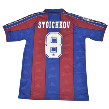 Camisa Retrô Barcelona Home 96/97 "Stoichkov" Nº 8