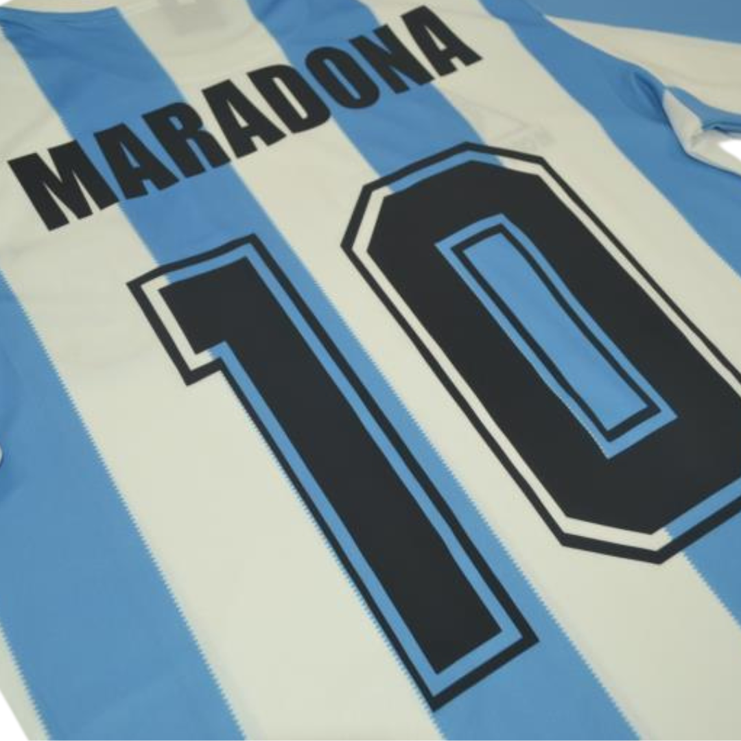 Camisa Retrô Argentina Home 1986 "Maradona" N°.10