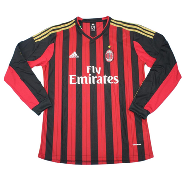 Camisa Milan Manga Longa Home 13/14 - Versão Retrô