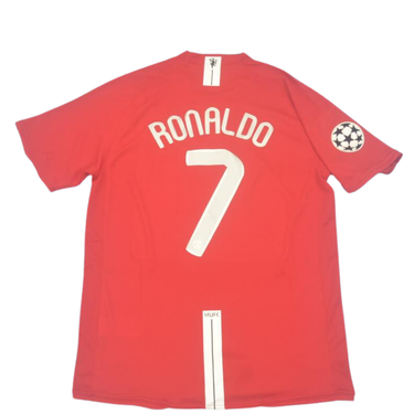 Camisa Retrô Manchester United UCL Final 07/08 "Ronaldo" Nº7