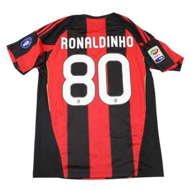 Camisa Retrô Milan Home 10/11 "Ronaldinho" N°.80