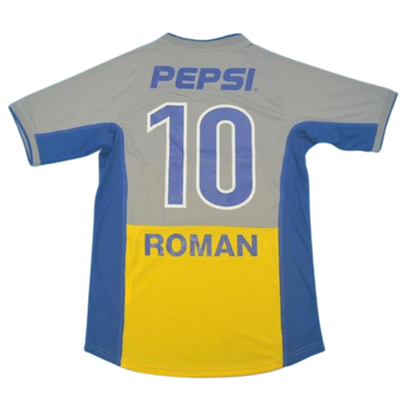Camisa Retrô Boca Juniors Away 2002 "Camisa Retrô Roman" N°.10