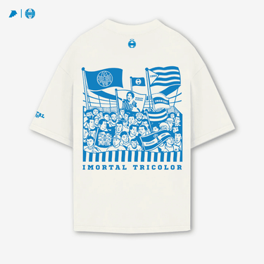 Camisa Grêmio Imortal Tricolor Oversized Branca
