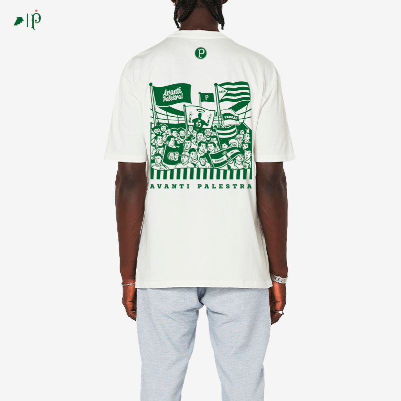 Camisa Palmeiras Avanti Palestra Oversized Off-White