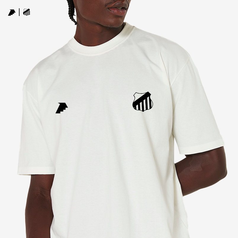 Camisa Santos - Orgulho Santista Oversized Off-White