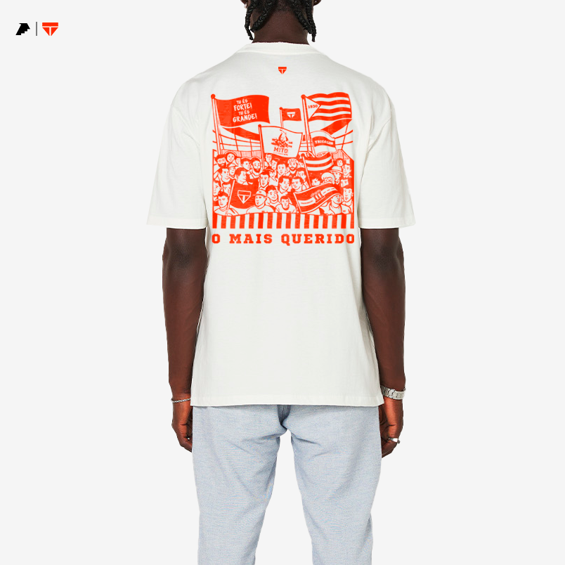 Camisa São Paulo O Mais Querido Oversized Branca