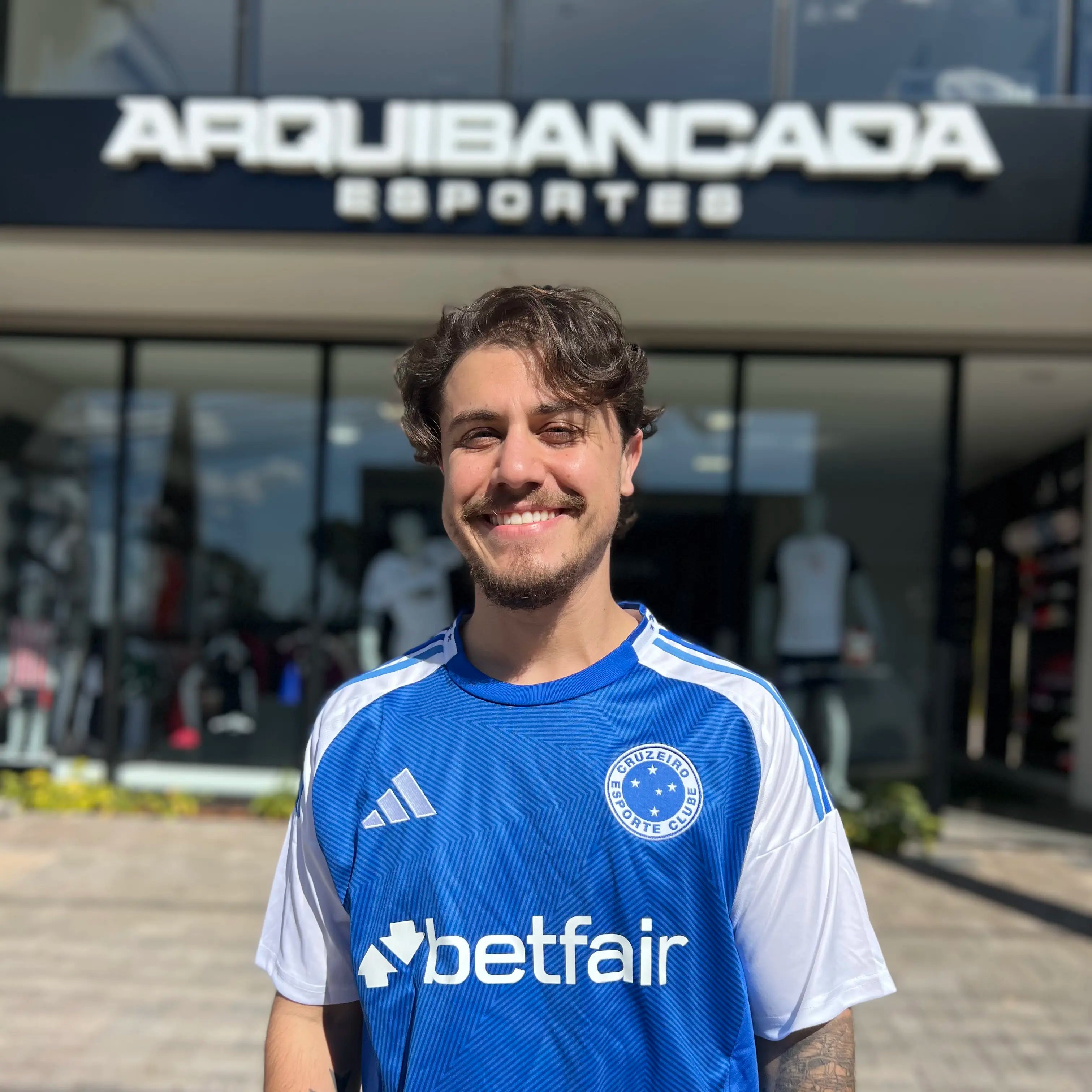 Camisa adidas Cruzeiro 2025/26 I - Kaio Jorge N°19