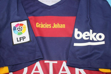 Camisa Retrô Barcelona Home 15/16 "Cruyff" Nº 14