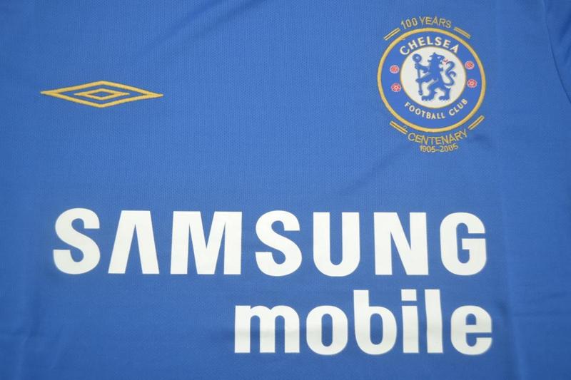 Camisa Retrô Chelsea Home 05/06 "Drogba" Nº 15