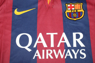 Camisa Barcelona Manga Longa Home 14/15 - Versão Retrô