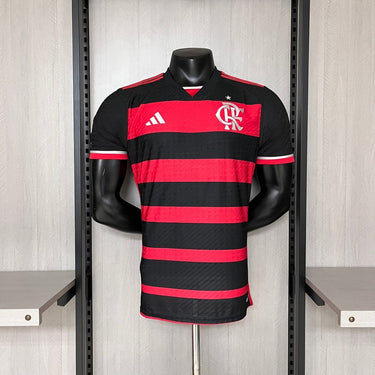 Camisa Flamengo I 24/25 s/n° Jogador Adidas Masculina - Vermelho+Preto