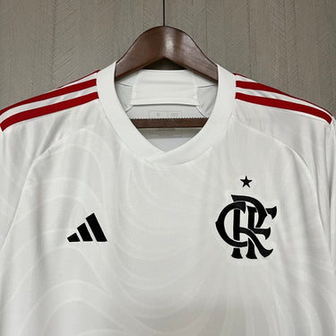 Camisa Flamengo II 24/25 s/n° Torcedor Adidas Masculina - Branco