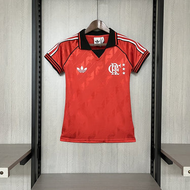 Camisa Flamengo Lifestyle 24/25 - Vermelho - (Feminina)