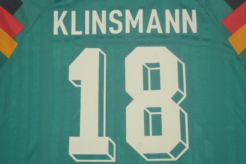 Camisa Retrô Alemanha Away  1992 "Klinsmann" N°.18