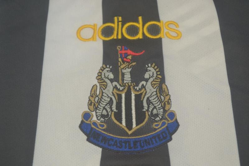 Camisa Retrô New Castle Home Manga Longaa 97/99 "Shearer" Nº 9