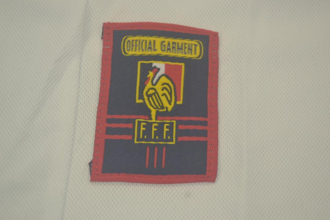 Camisa Retrô França Away Copa do Mundo Versão 1998 "Zidane" N°10