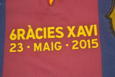 Camisa Retrô Barcelona Home 14/15 "A. Iniesta" Nº 8